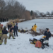 Firefighters rescue woman and her dog from icy pond in Springfield