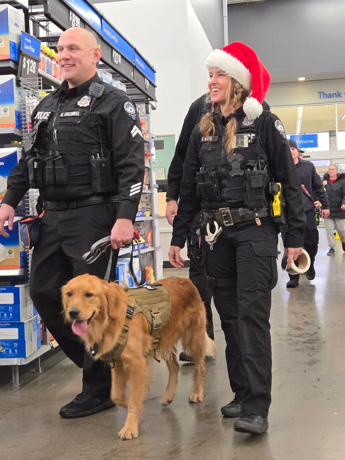 Yes, sir, Tucker. Dog now ranks most of his Millcreek police comrades